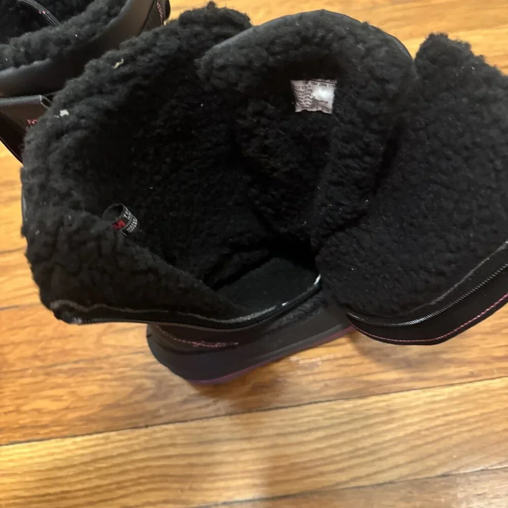 Billy Ice II Snow Boots Youth Girls Black/Pink Size 11